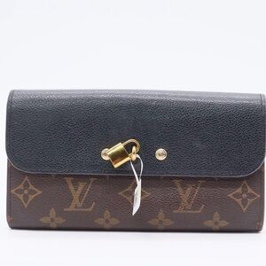 Louis Vuitton Black and Brown Monogram Clutch